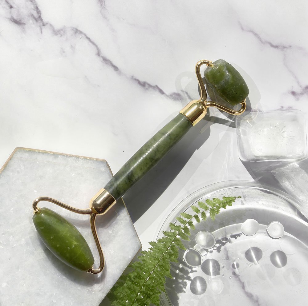 Jade roller and facial tools